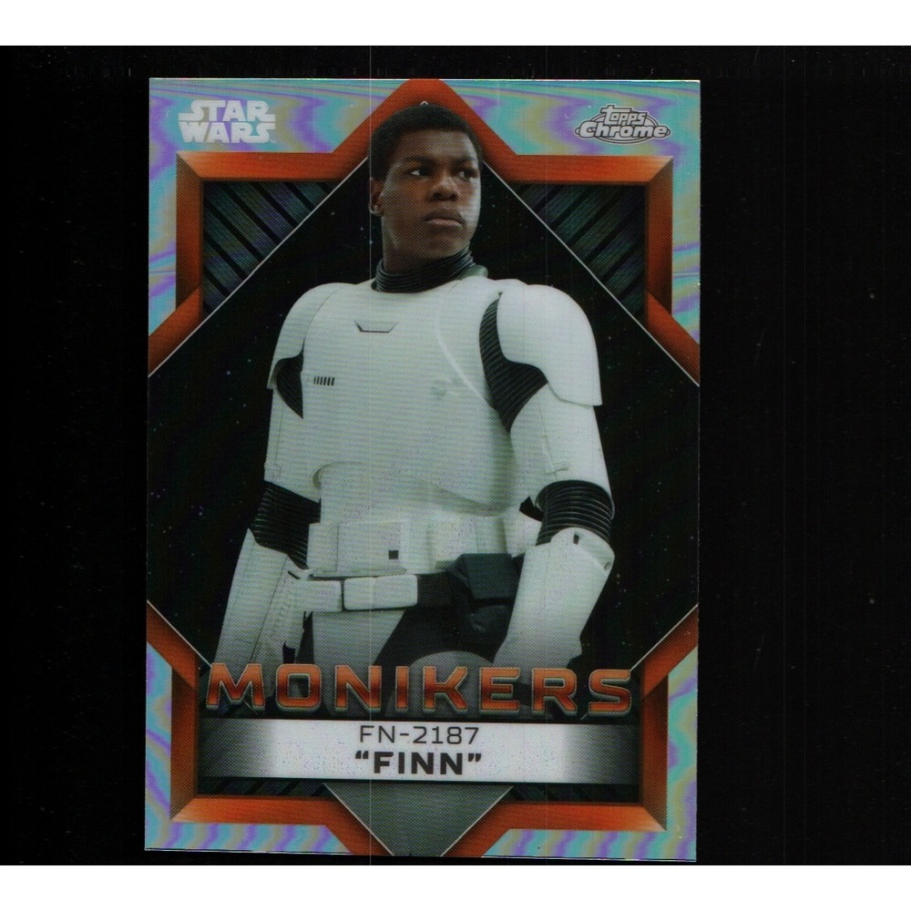 2023 Topps Chrome Star Wars Finn#M-17 FN-2187 Monikers